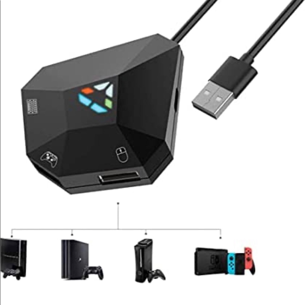 TNS-19077 NS-Switch Keyboard and Mouse Adapter for Switch,PS4, PS3, Xbox ONE,360